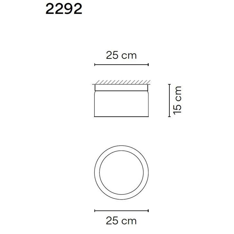 Vibia Guise 15X25 plafonnier