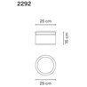 Vibia Guise 15X25 plafonnier