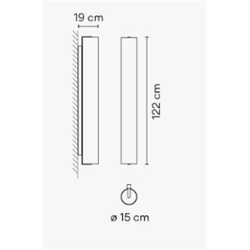 Vibia Kontorno Closed 122 applique