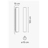 Vibia Kontorno Closed 122 applique