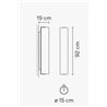 Vibia Kontorno Closed 92 applique