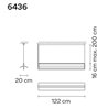 Vibia Kontorno Open 122 lampe a suspension