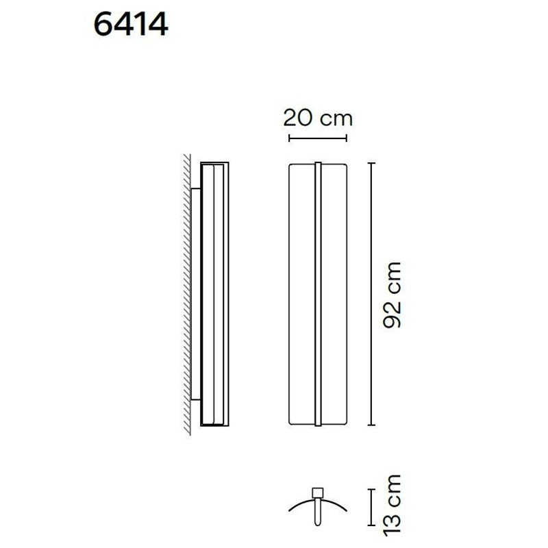 Vibia Kontorno Open 92 applique