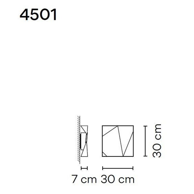Vibia Origami Single B applique