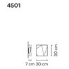 Vibia Origami Single B applique