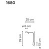 Vibia Pin 1X 25 applique