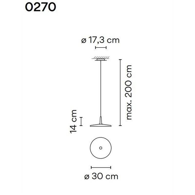 Vibia Skan 30 lampe a suspension