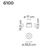 Vibia Tube 28,5 plafonnier