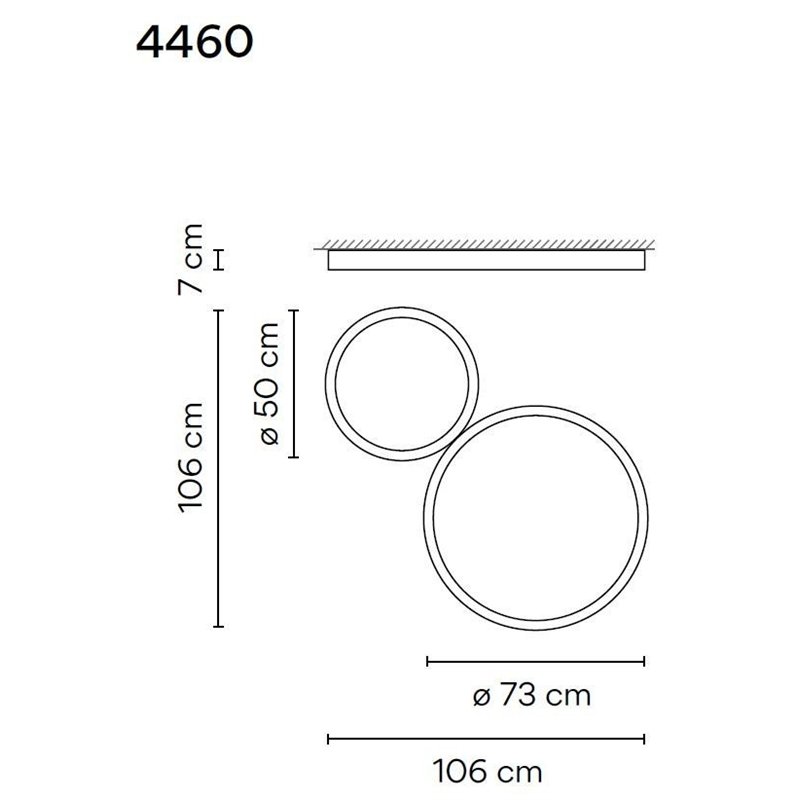 Vibia Up 106 plafonnier