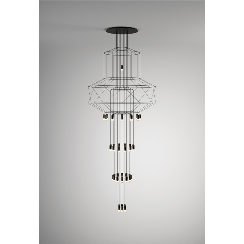 Vibia Wireflow Chandelier 396 lampe a suspension