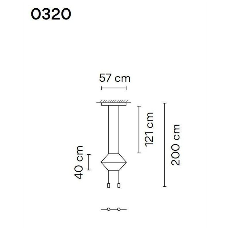 Vibia Wireflow Lineal 2 lampe a suspension