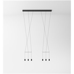 Vibia Wireflow Lineal 6B lampe a suspension