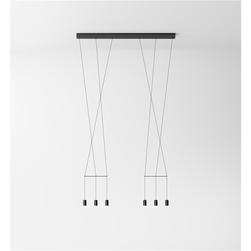 Vibia Wireflow Lineal 6B lampe a suspension