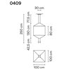 Vibia Wireflow Square 100 lampe a suspension