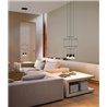 Vibia Wireflow Square 100 - lampe a suspension