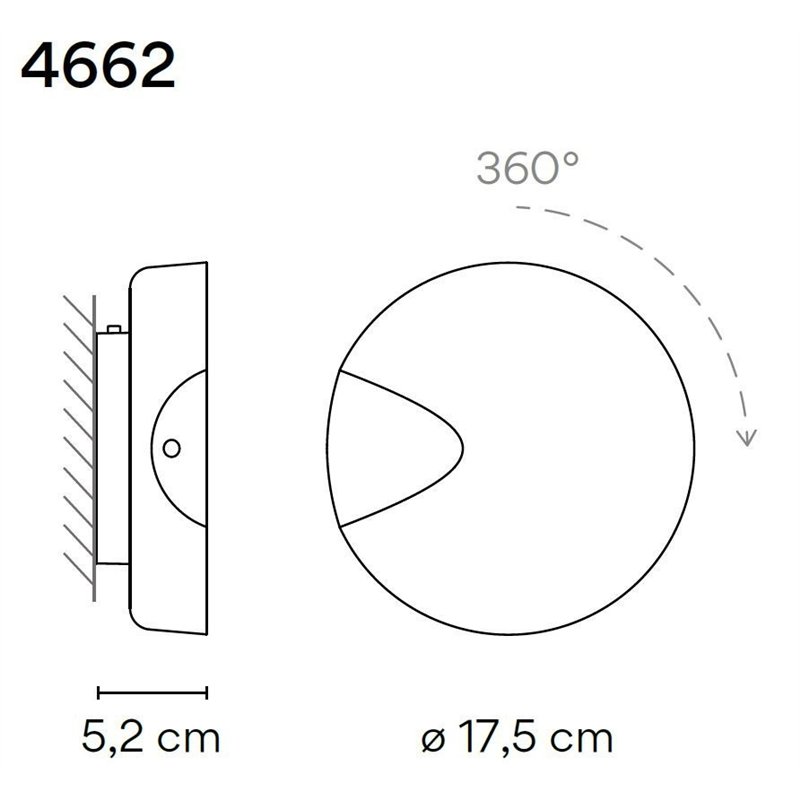 Vibia Dots A Turnable Switch applique