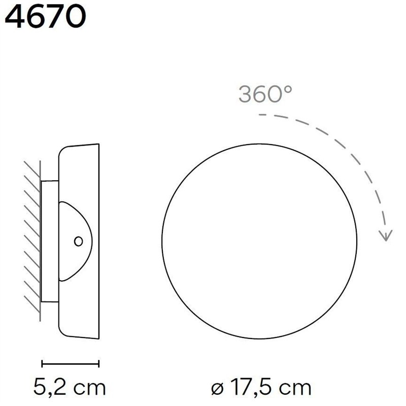 Vibia Dots C Turnable applique