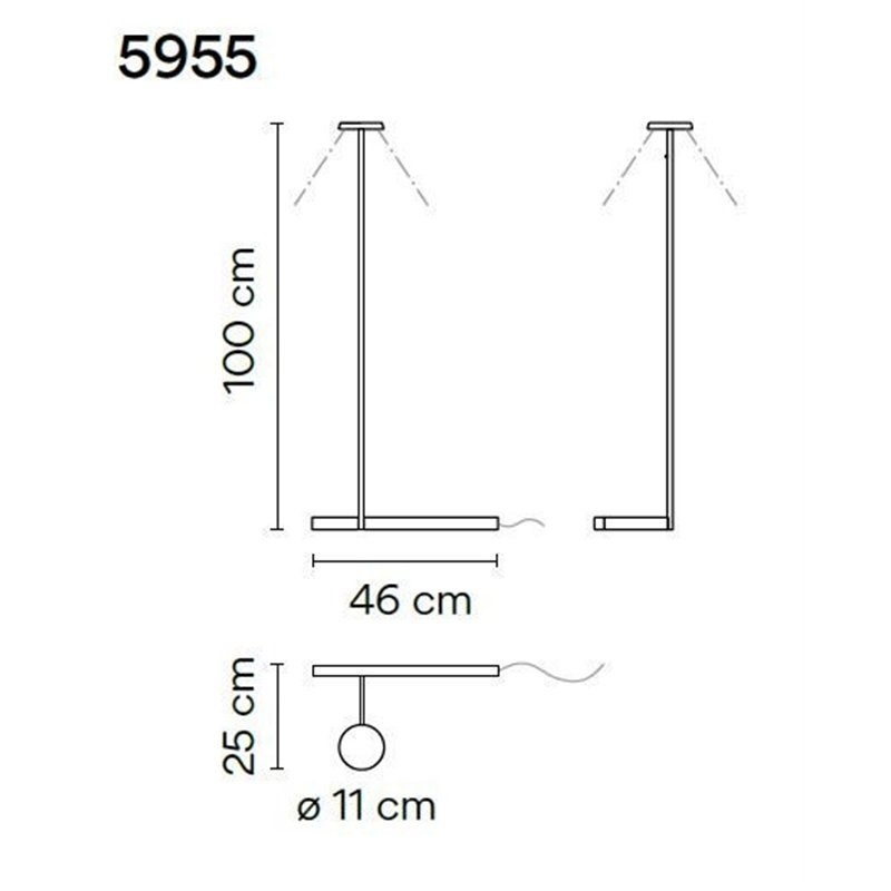 Vibia Flat 100 lampadaire
