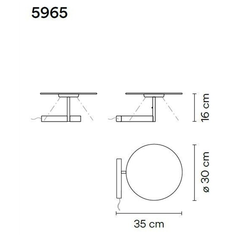 Vibia Flat 16 lampe de table