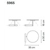 Vibia Flat 16 lampe de table