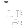 Vibia Flat 30 lampe de table