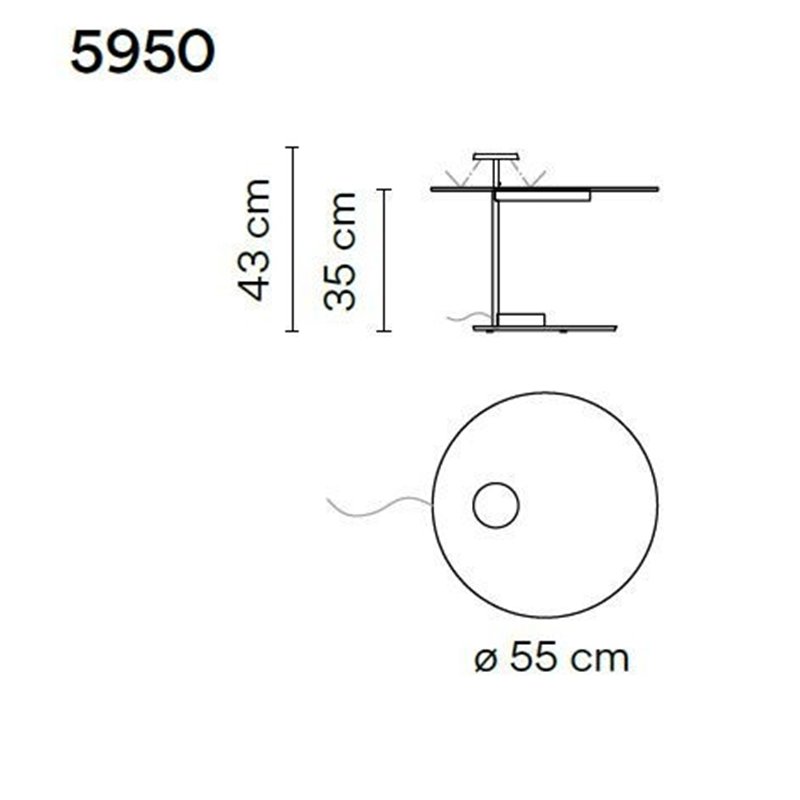 Vibia Flat Double 43 lampadaire