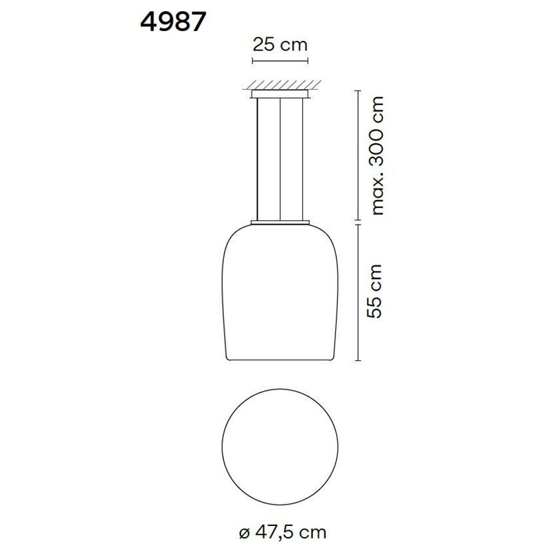 Vibia Ghost lampe a suspension