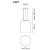 Vibia Ghost lampe a suspension