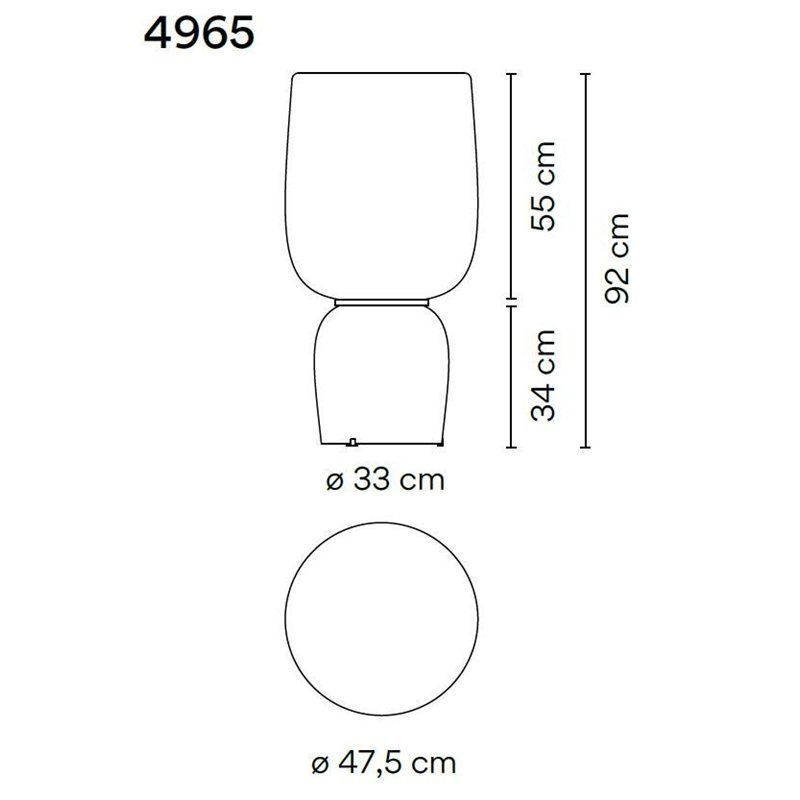 Vibia Ghost 92 lampe de table