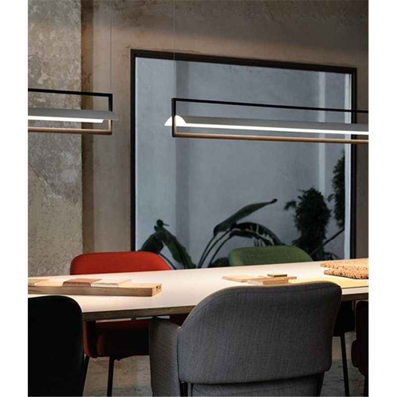 Vibia Kontorno Closed 92 - 6474 lampe a suspension