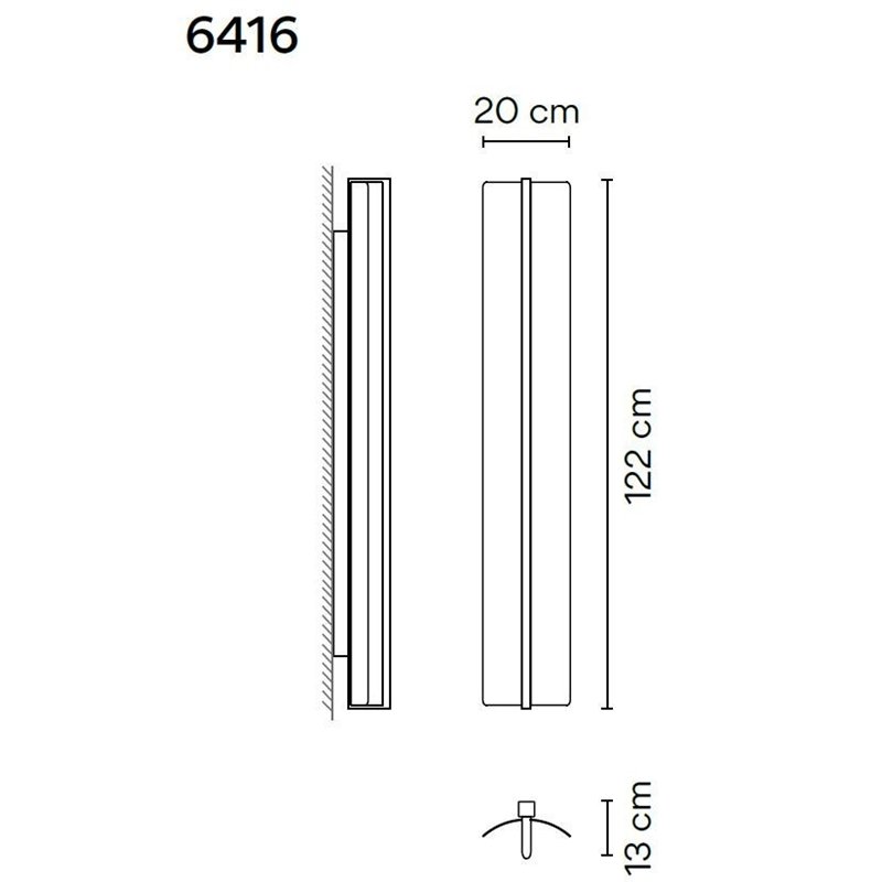 Vibia Kontorno Open 122 applique