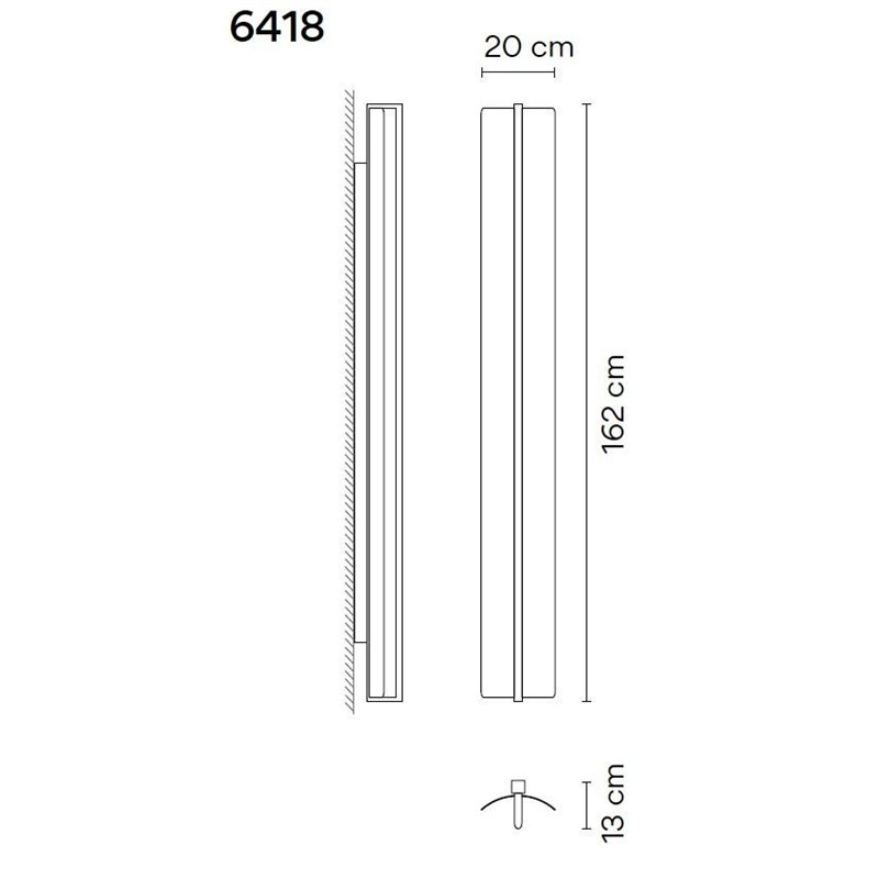 Vibia Kontorno Open 162 applique
