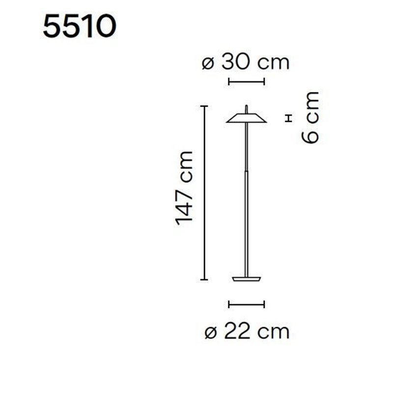 Vibia Mayfair 147 A lampadaire