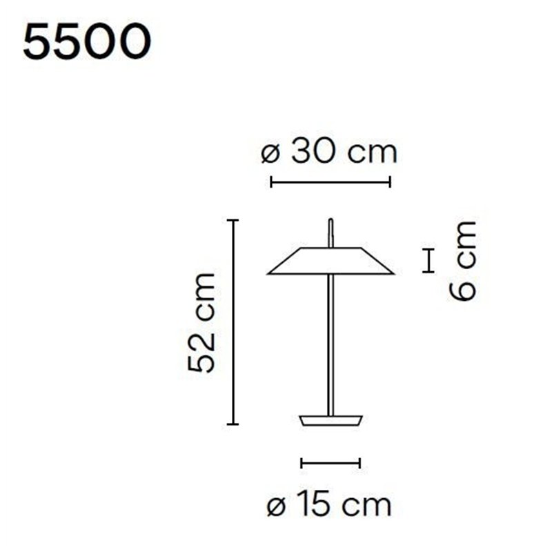 Vibia Mayfair 52 A lampe de table