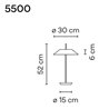 Vibia Mayfair 52 A lampe de table