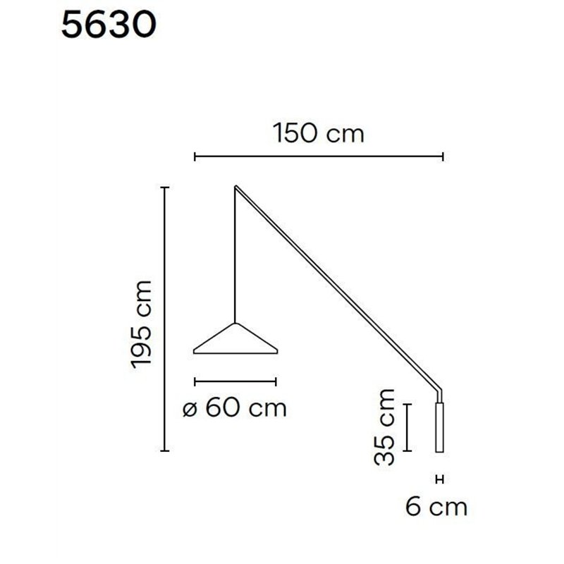 Vibia North 60 applique