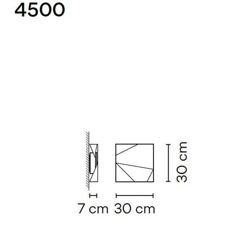Vibia Origami Single A applique