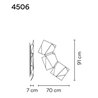 Vibia Origami Triple applique