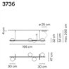 Vibia Palma Horizontal 7X 195 lampe a suspension