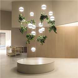 Vibia Palma Vertical 4X 40 - 3726 lampe a suspension