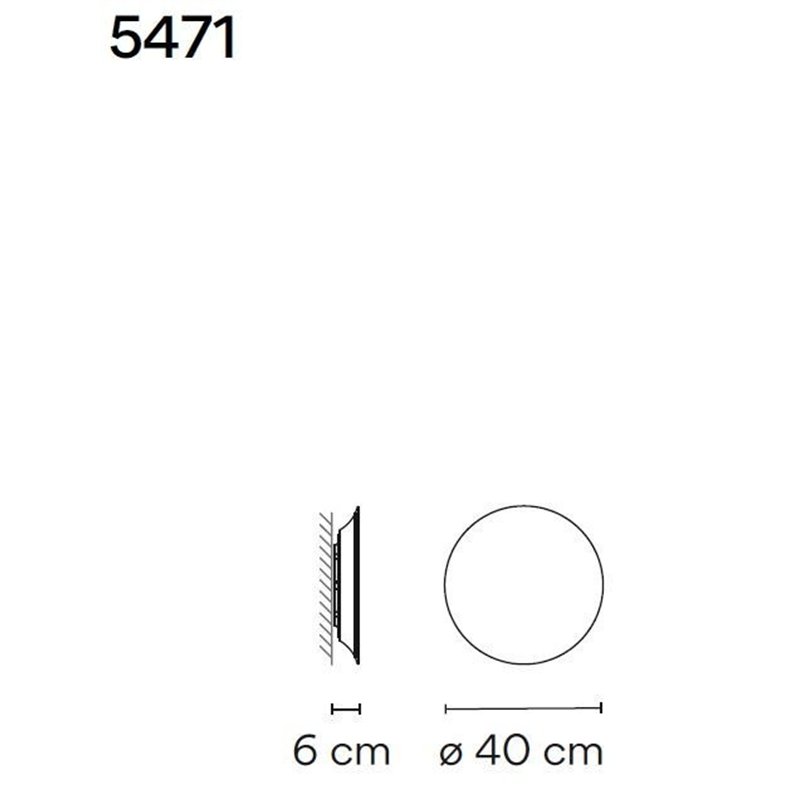 Vibia Puck Wall Art 40 applique