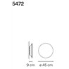 Vibia Puck Wall Art 45 applique