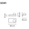 Vibia Suite 16 Right Glass Diffuser applique