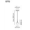 Vibia Tempo 13 lampe a suspension