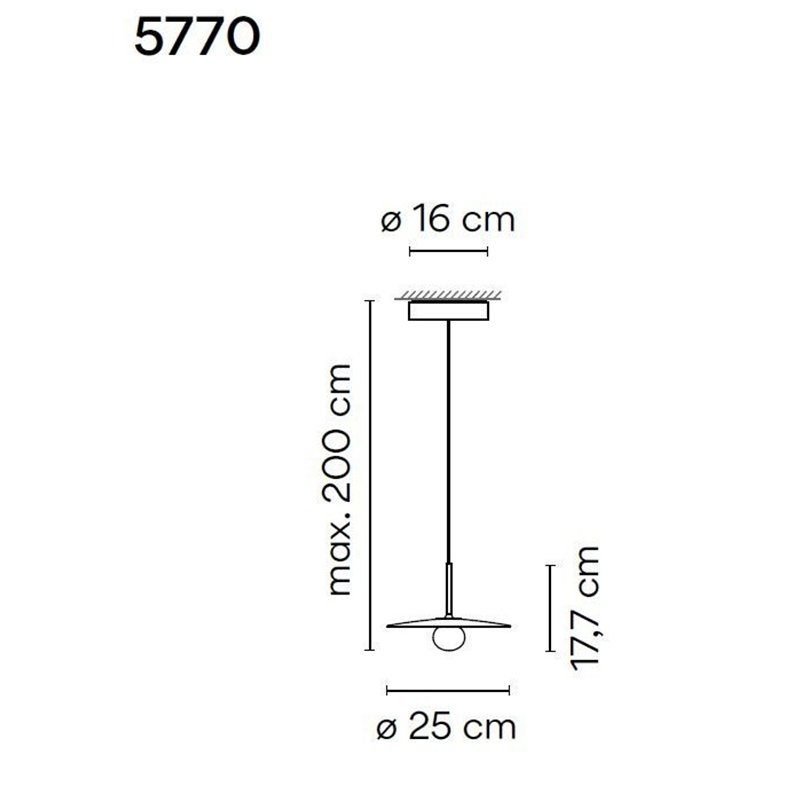 Vibia Tempo 25 lampe a suspension