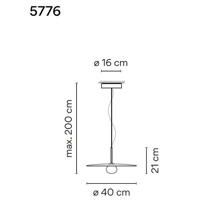 Vibia Tempo 40 lampe a suspension