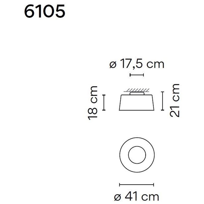 Vibia Tube 41 plafonnier