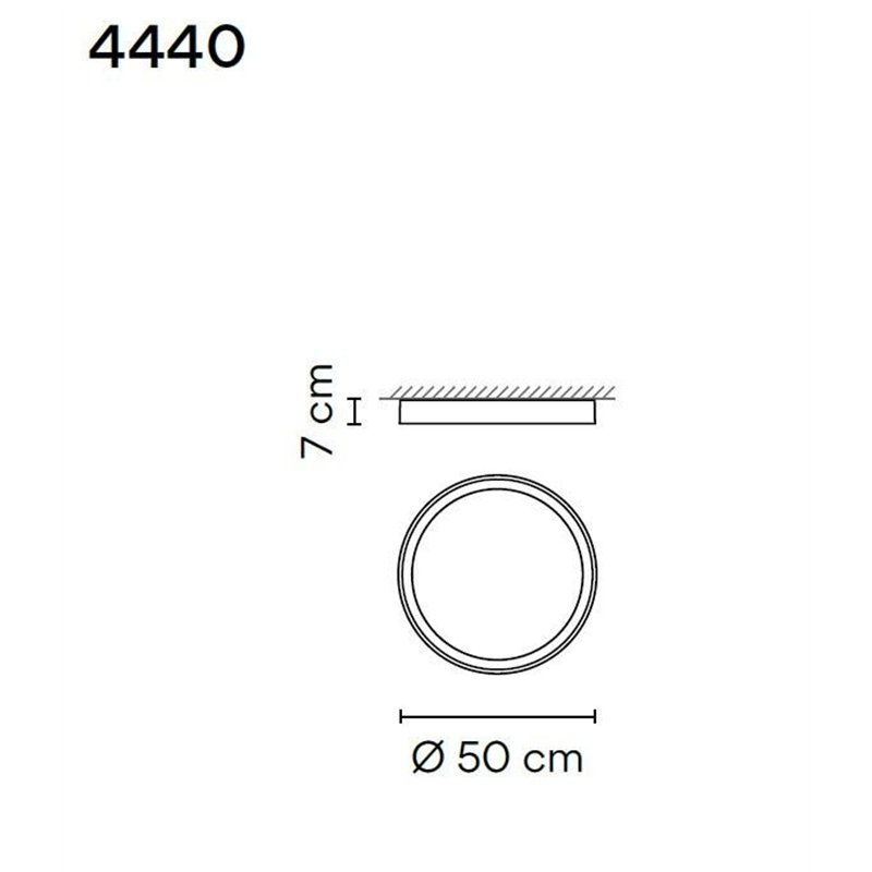 Vibia Up 50 plafonnier