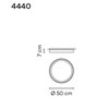 Vibia Up 50 plafonnier