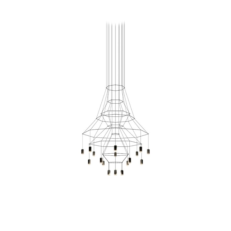 Vibia Wireflow Chandelier 279 - 0315 lampe a suspension